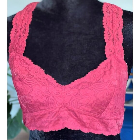 FREE People Intimately Bralette Lace Racerback sz(M) - Picture 7 of 9